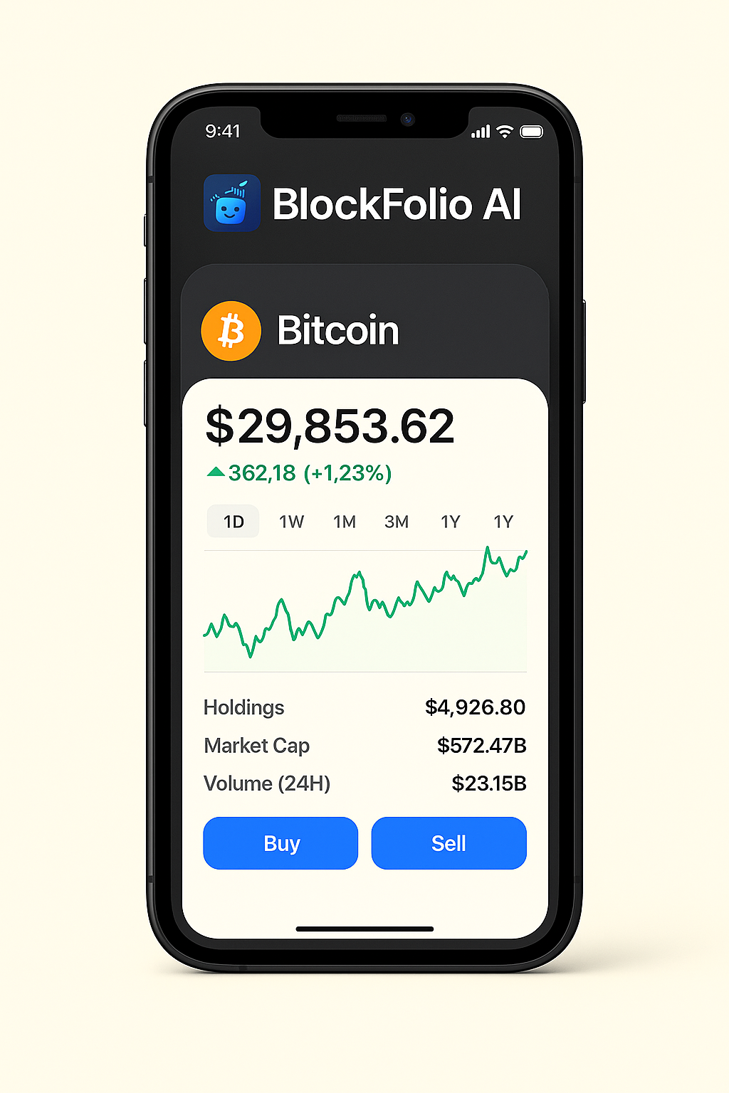 Top Movers Widget Screen